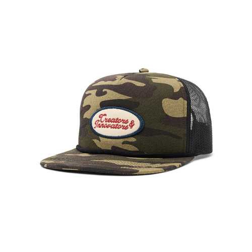 Vissla Garage Foam Trucker Hat Mens in Camo