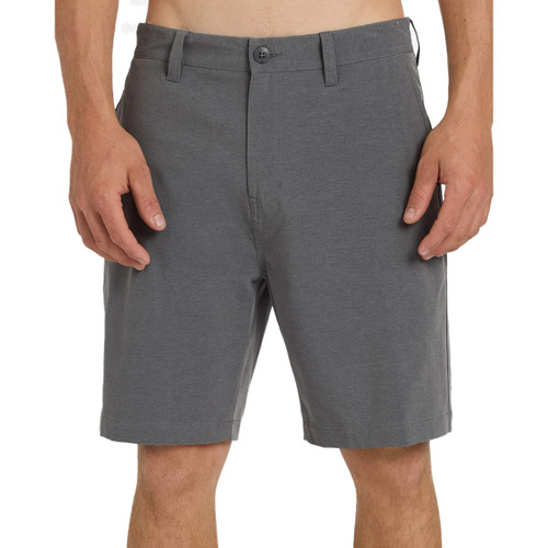 Quiksilver Union Heather Amphibian 19in Short Mens in Black Heather