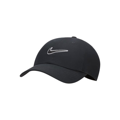 Nike Club Swoosh Unstructured Cap in Black Black