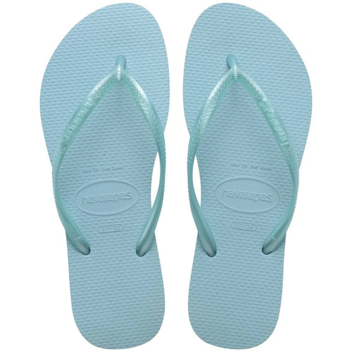Havaianas Slim Metallic Thongs in Maceio Blue