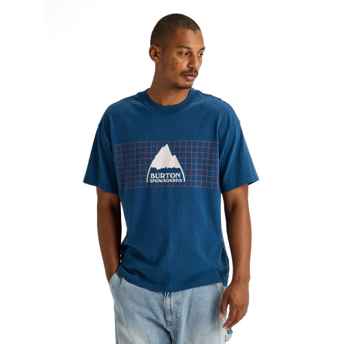 Burton 50th 80s Squared Tee Mens in Selvedge Blue