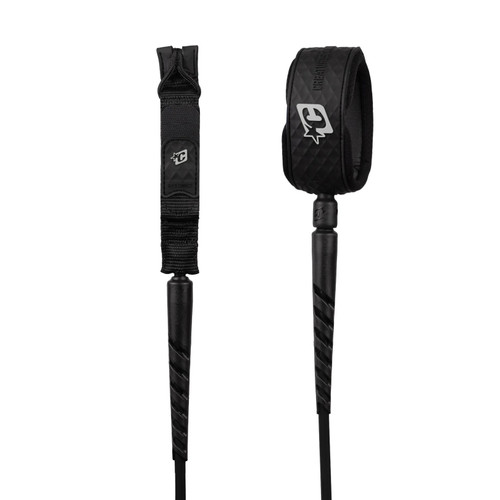 Creatures Reliance Longboard 9ft Ankle Standard Duty Leash in Black Silver