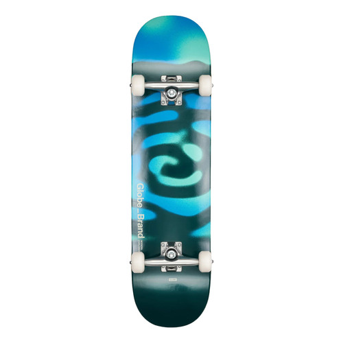 Globe G0 Pond 8.0 Blue Green Skateboard Complete