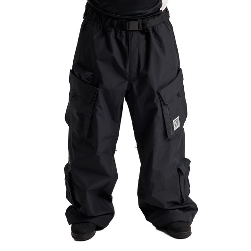 Burton Zeb Powell 2L Baggy Cargo Pant in True Black