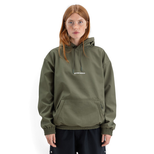 Beyond Medals Softshell Hoodie in Dark Green