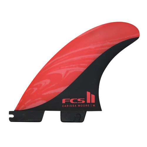 FCS II Carissa Moore PC Medium Tri Fin Set in Watermelon