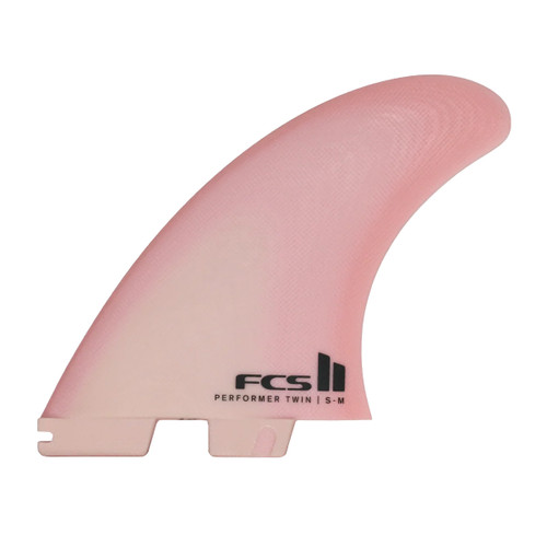 FCS II Performer Twin+1 PG S-M Fin Set in Blush