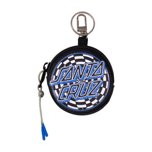 Santa Cruz Field Check Pouch Keychain Charm