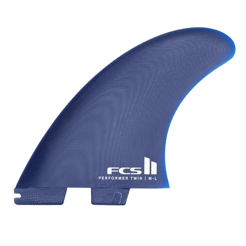 FCS II Performer Twin+1 PG M-L Fin Set in Cali Blue