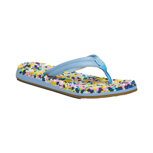 Sanuk Bubblecush Thongs Womens in Clear Sky