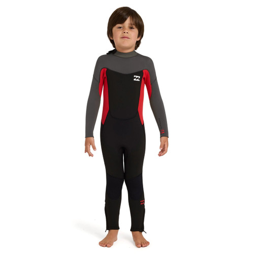Billabong Toddler 3x2 Absolute BZ Steamer Boys in True Red
