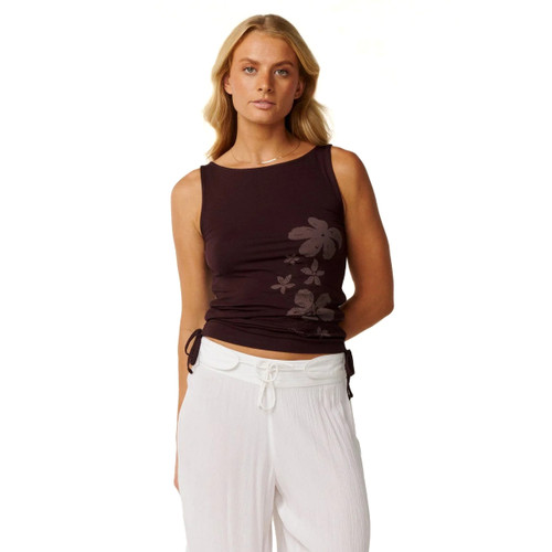 Rip Curl Echo Wave Y2K Tank Womens in Fudge