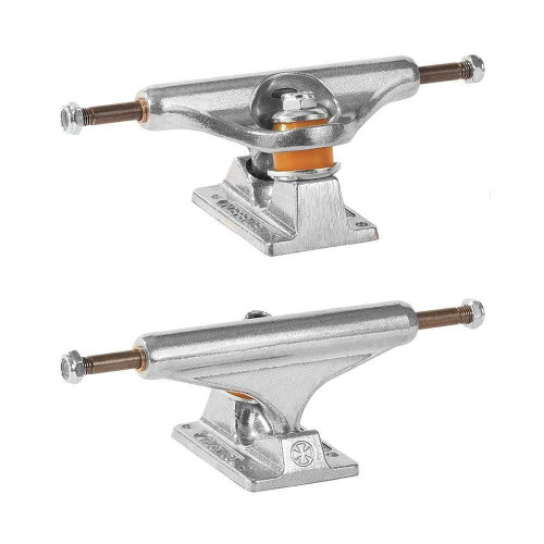 Independent 129 Silver Standard Skate Trucks Set of 2