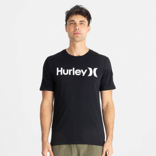 Hurley Everyday Wash One And Only Solid Tee Mens in Black