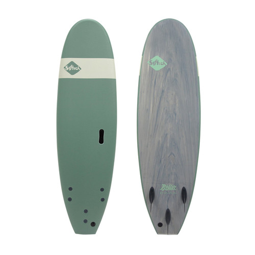 Softech Roller 7ft Softboard in Smoke Green