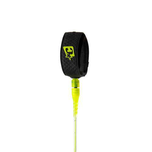 Creatures of Leisure Comp 6ft Leash in Lime Speckle Black