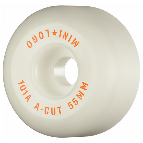 Mini Logo A-Cut 55MM x 101A White Skate Wheels