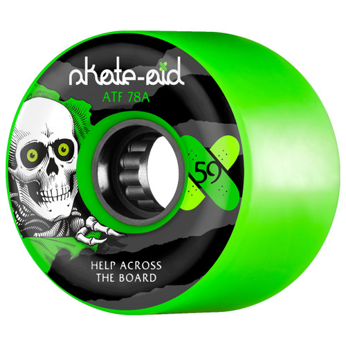 Powell Peralta ATF Skate Aid 59MM x 78A Green Skate Wheels