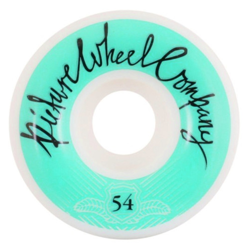 Picture Wheel Co Pop Reserve Background Teal 54MM Skate Wheels