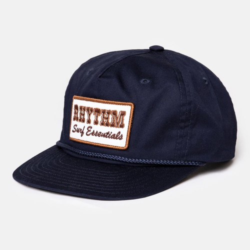 Rhythm Roadside Cap Mens in Navy