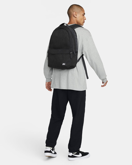 Nike SB Icon Backpack in Black White TRIGGER BROS. SURFBOARDS PTY. LTD.
