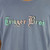 Trigger Bros Old English Fade Tee Mens in Blue