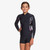 Roxy 1.5MM Popsurf CZ Long Sleeve Springsuit Girls in Black Black