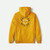 Brixton Crest Hoodie Mens in Golden Glow Mojave Off White