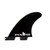 FCS II Carver Medium Quad Rear Fin Set in Black