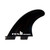 FCS II Performer Medium Thruster Fin Set in Black