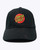 Santa Cruz Classic Dot Patch Cap Youth in Black