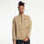 Hurley Northam Heat Mock Neck Fleece Mens in Khaki