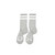 Polar Skate Co Happy Sad Socks 39-42 in Heather Grey