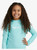 Roxy Teenie Weenie Heater Long Sleeve Rashvest Girls in Tanager Turquoise