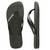 Havaianas Rubber Logo Thongs in Olive Green