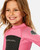 Rip Curl Groms Omega 3x2 Flatlock BZ Steamer Kids in Pink