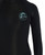 Oneill 2MM Bahia Long Sleeve Mid Springsuit Girls in Black Black Aqua