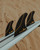 FCS II JS PC Carbon Medium Thruster Fin Set in Black