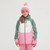 Oneill Diamond Jacket 2023 Girls in Balsam Green Colour Block