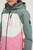 Oneill Diamond Jacket 2023 Girls in Balsam Green Colour Block