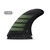 Futures F8 Alpha Thruster Fin Set Large in Carbon Olive