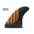 Futures P6 Alpha Thruster Fin Set Medium in Carbon Orange