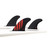 Futures P8 Alpha Thruster Fin Set Large in Carbon Red