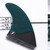 Futures Pyzel Large Thruster Fin Set in Pacific Blue
