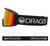 Dragon DXT OTG Goggle in Black LL Red Ion