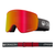Dragon NFX2 Low Bridge Goggle in Volcano LL Red Ion + LL Light Rose