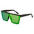 Carve Muse Sunglasses in Matte Black Green Iridium