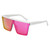 Carve Muse Sunglasses in Gloss White Hot Pink Orange Iridium