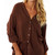 Rip Curl Premium Surf Long Sleeve Shirt Womens in Dark Brown