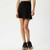 Afends Gemma Cupro Mini Skirt Womens in Black